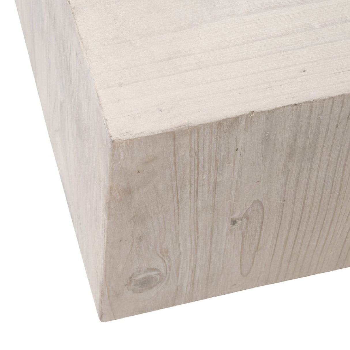   Whitewashed Pine Wood Coffee Table | Oroa.com