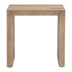   Natural Pine Wood End Table | Oroa.com
