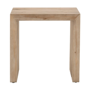   Natural Pine Wood End Table | Oroa.com