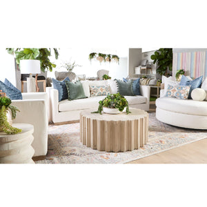   Whitewashed Pine Coffee Table | Oroa.com