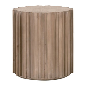   Fluted Pine End Table | Oroa.com