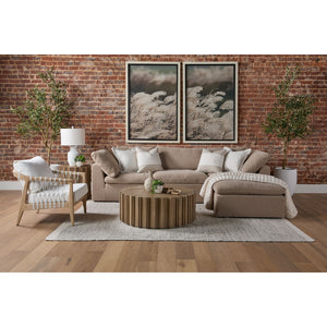   Fluted Pine End Table | Oroa.com