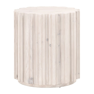   Fluted Pine End Table | Oroa.com