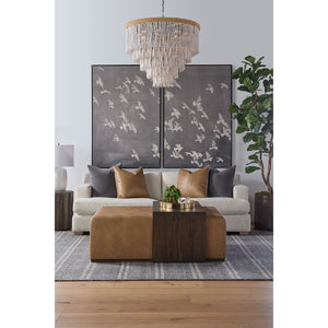   Fluted Pine Accent Table | Oroa.com