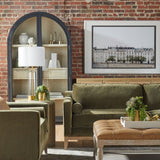 Black Birch Arched Display Cabinet | Living Essentials Toulouse