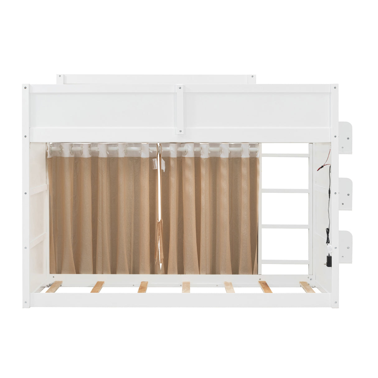 Wooden Bunk Bed with Storage | OROA Kids