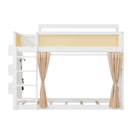 Wooden Bunk Bed with Storage | OROA Kids