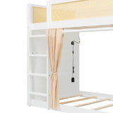 Wooden Bunk Bed with Storage | OROA Kids