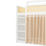 Wooden Bunk Bed with Storage | OROA Kids