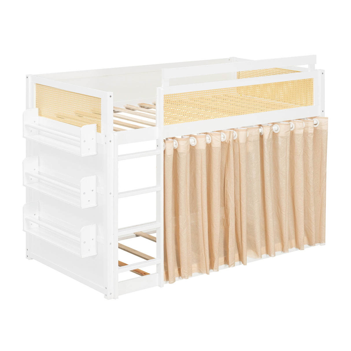 Wooden Bunk Bed with Storage | OROA Kids