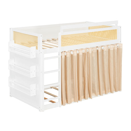 Wooden Bunk Bed with Storage | OROA Kids