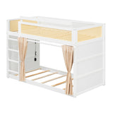 Wooden Bunk Bed with Storage | OROA Kids