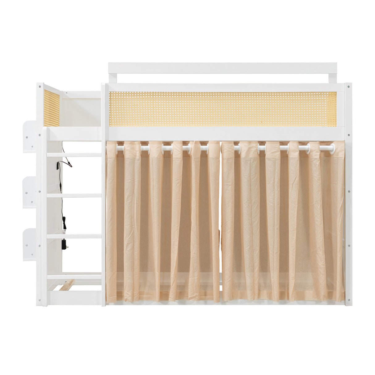 Wooden Bunk Bed with Storage | OROA Kids