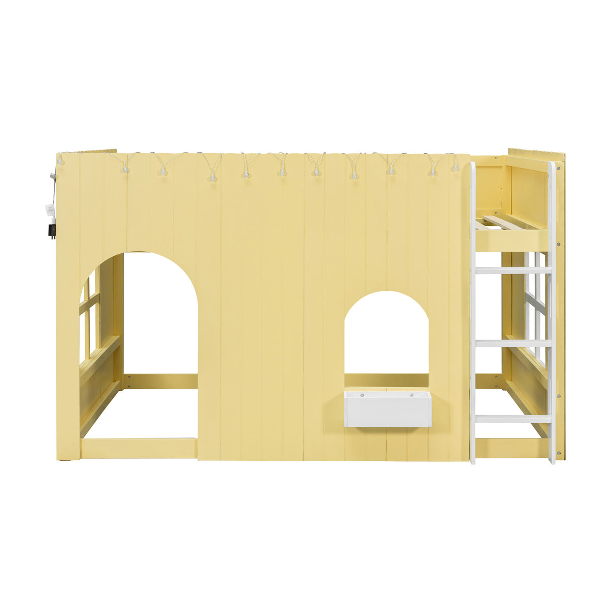 Yellow Full Size Loft Bed | OROA Kids