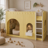 Yellow Full Size Loft Bed | OROA Kids