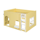 Yellow Full Size Loft Bed | OROA Kids