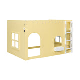 Yellow Full Size Loft Bed | OROA Kids