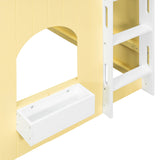 Yellow Full Size Loft Bed | OROA Kids