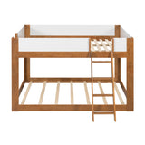 Queen Size Wooden Convertible Low Bunk Bed | OROA Kids