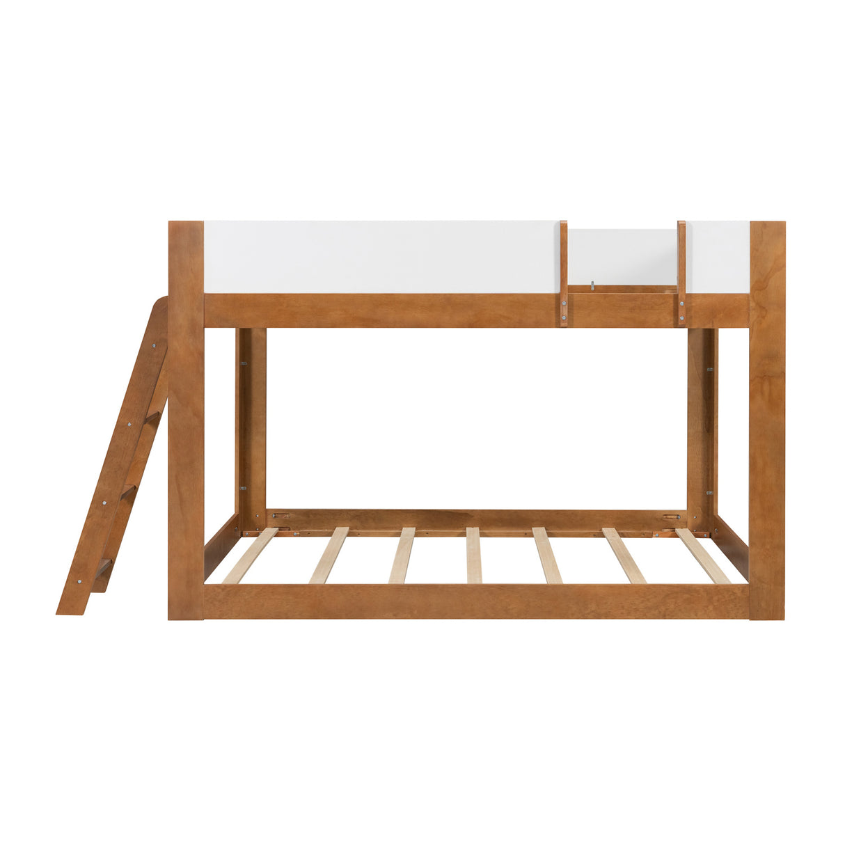 Queen Size Wooden Convertible Low Bunk Bed | OROA Kids
