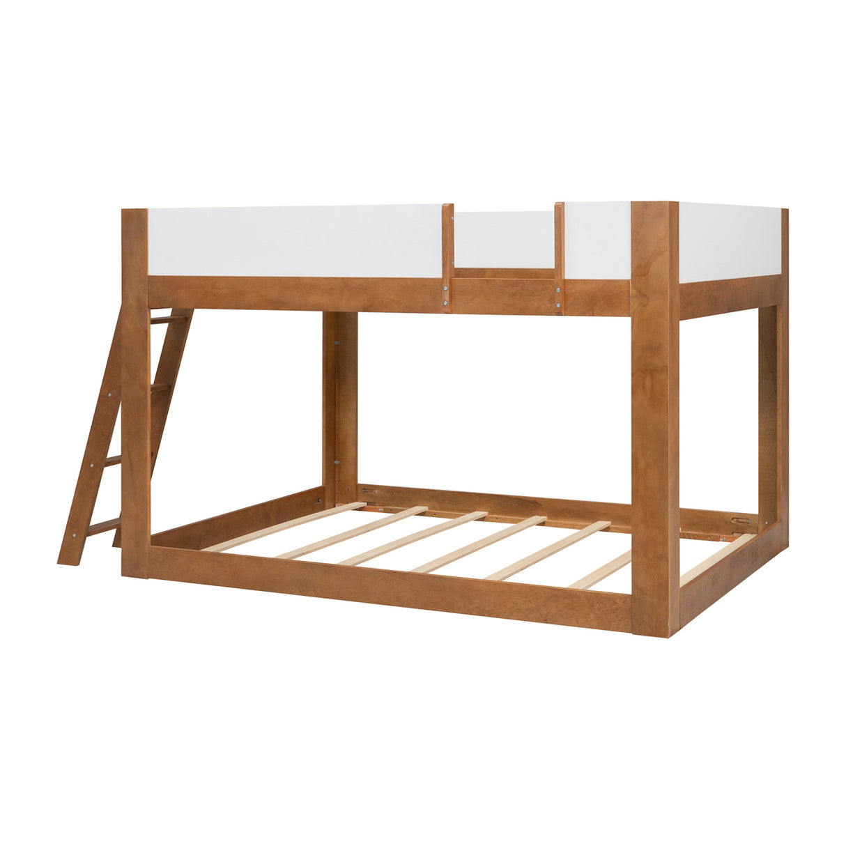 Queen Size Wooden Convertible Low Bunk Bed | OROA Kids