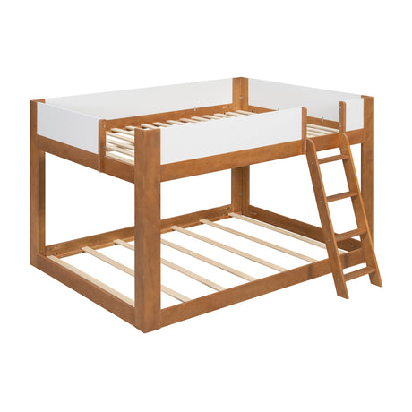 Queen Size Wooden Convertible Low Bunk Bed | OROA Kids