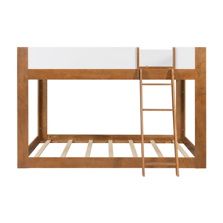 Queen Size Wooden Convertible Low Bunk Bed | OROA Kids
