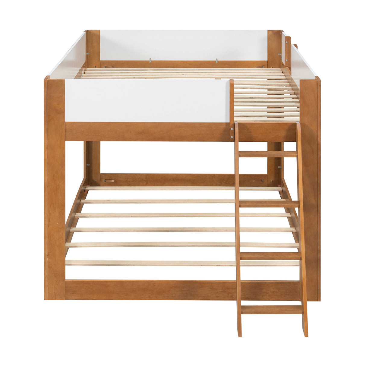 Queen Size Wooden Convertible Low Bunk Bed | OROA Kids
