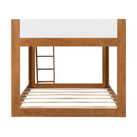 Queen Size Wooden Convertible Low Bunk Bed | OROA Kids