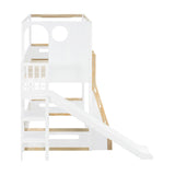 Twin Size Kids Loft Bed Play House Bunk Bed | OROA Kids