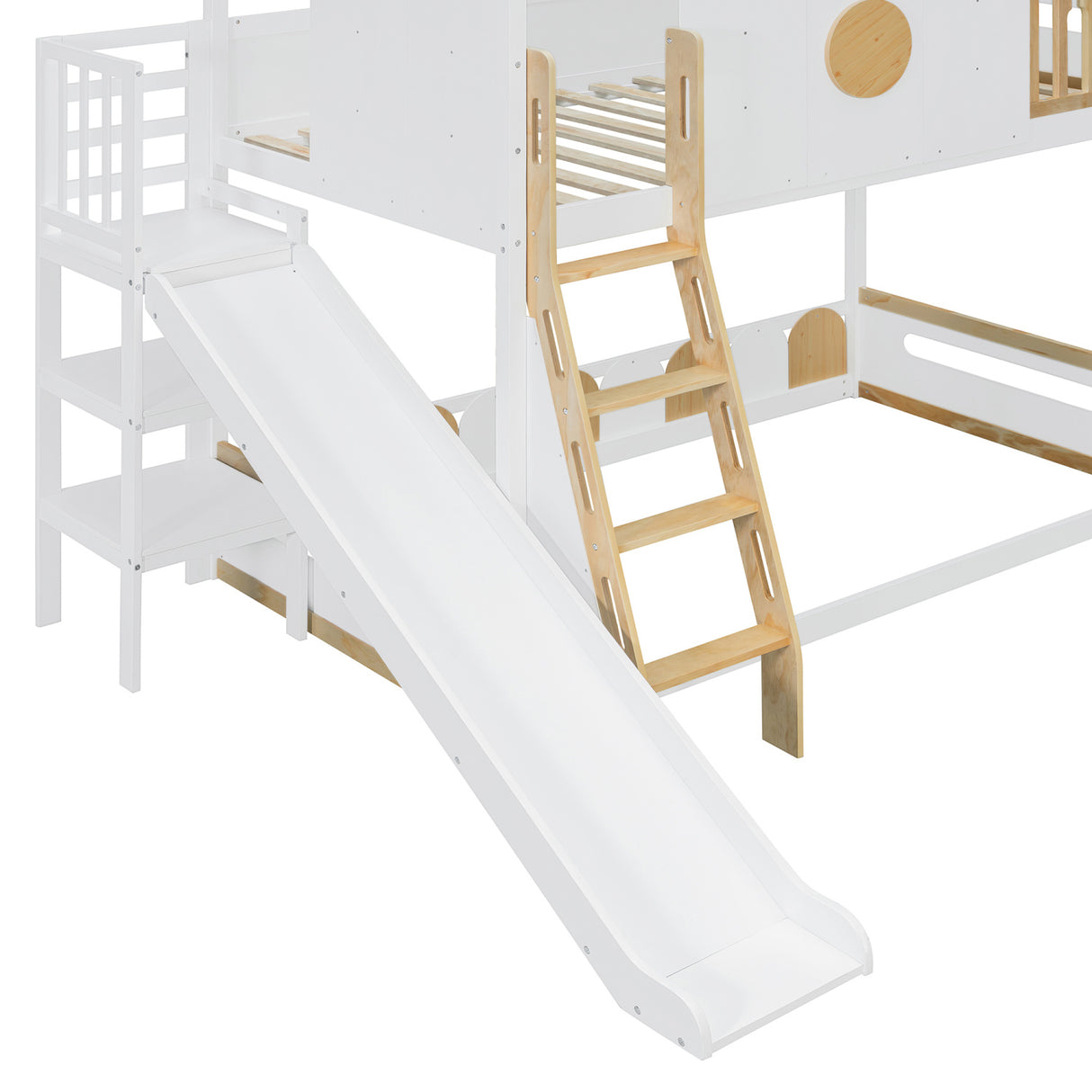 Twin Size Kids Loft Bed Play House Bunk Bed | OROA Kids
