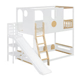 Twin Size Kids Loft Bed Play House Bunk Bed | OROA Kids