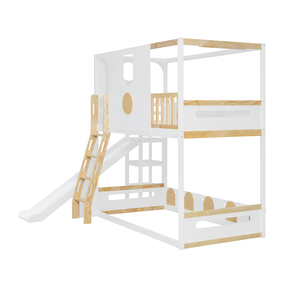 Twin Size Kids Loft Bed Play House Bunk Bed | OROA Kids