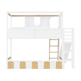 Twin Size Kids Loft Bed Play House Bunk Bed | OROA Kids