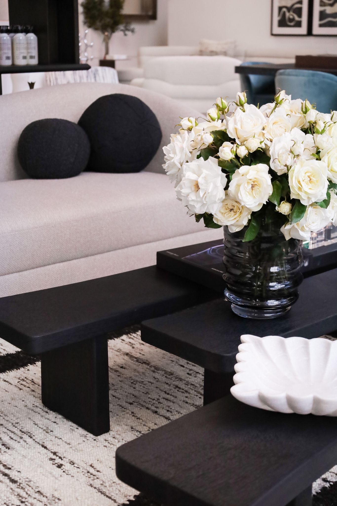 Black Meranti Rectangular Coffee Table | Eichholtz Lavin