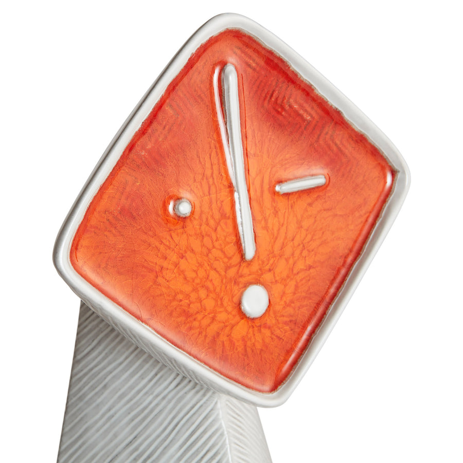 Red Glass Face Vase | Jonathan Adler Les Amis Le Flirt | Oroa.com