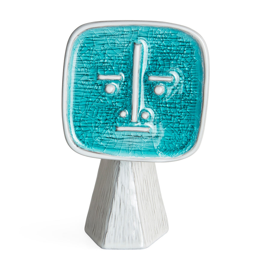 Crackled Glass Face Vase | Jonathan Adler Les Amis Le Furieux | Oroa.com