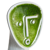 Green Glass Face Vase | Jonathan Adler Les Amis Le Surpris | Oroa.com