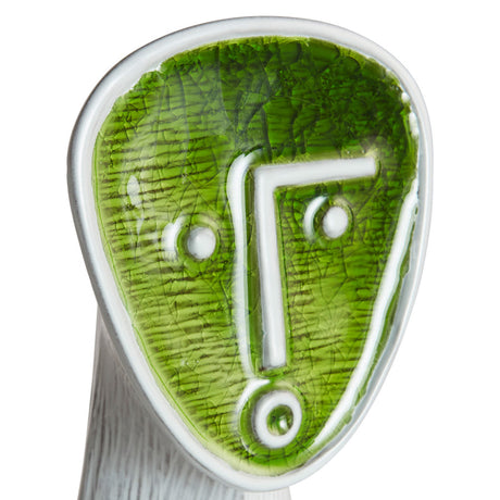 Green Glass Face Vase | Jonathan Adler Les Amis Le Surpris | Oroa.com