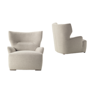 Wingback Upholstered Lounge Chair | Marac Alba