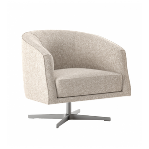 Curved Back Swivel Armchair | Marac Leslie
