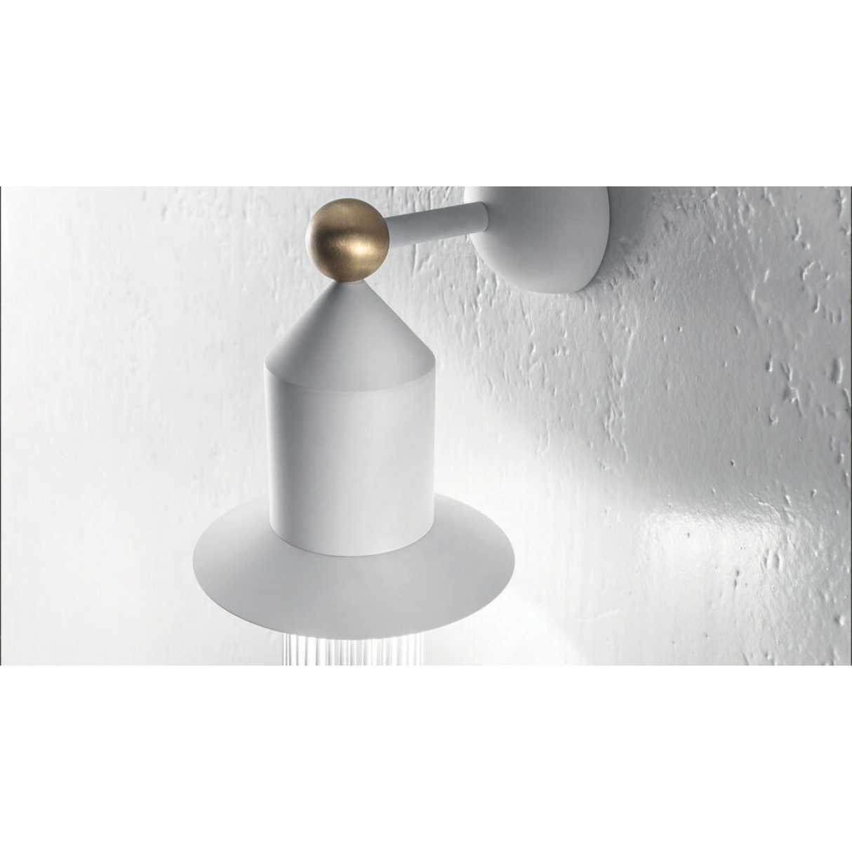 Glass Diffuser Wall Lamp | Masiero Nappe App N2 | Oroa.com