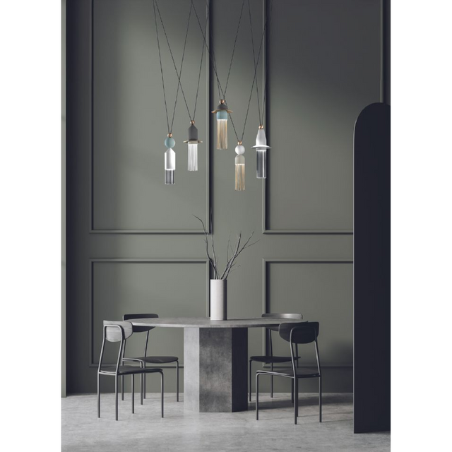 Geometrical Hanging Lamp Set (5) | Masiero Nappe C5 | Oroa.com