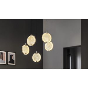 5-Round Glass Hanging Lamp | Masiero Horo | Oroa.com