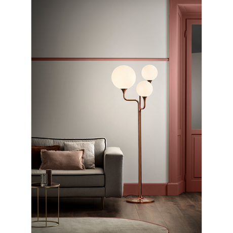 3-Glass Spheres Floor Lamp | Masiero Tee | Oroa.com
