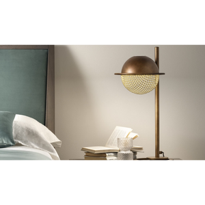 Metal Mesh Sphere Table Lamp | Masiero Iglù