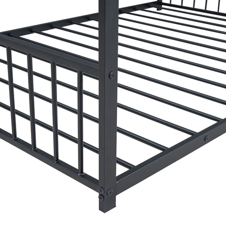 Full Size Metal House Bed | OROA Kids