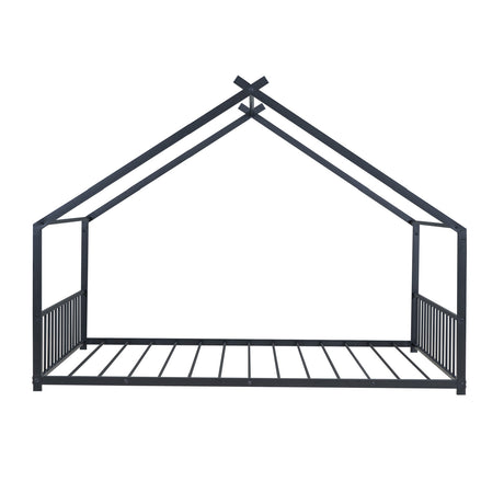 Full Size Metal House Bed | OROA Kids