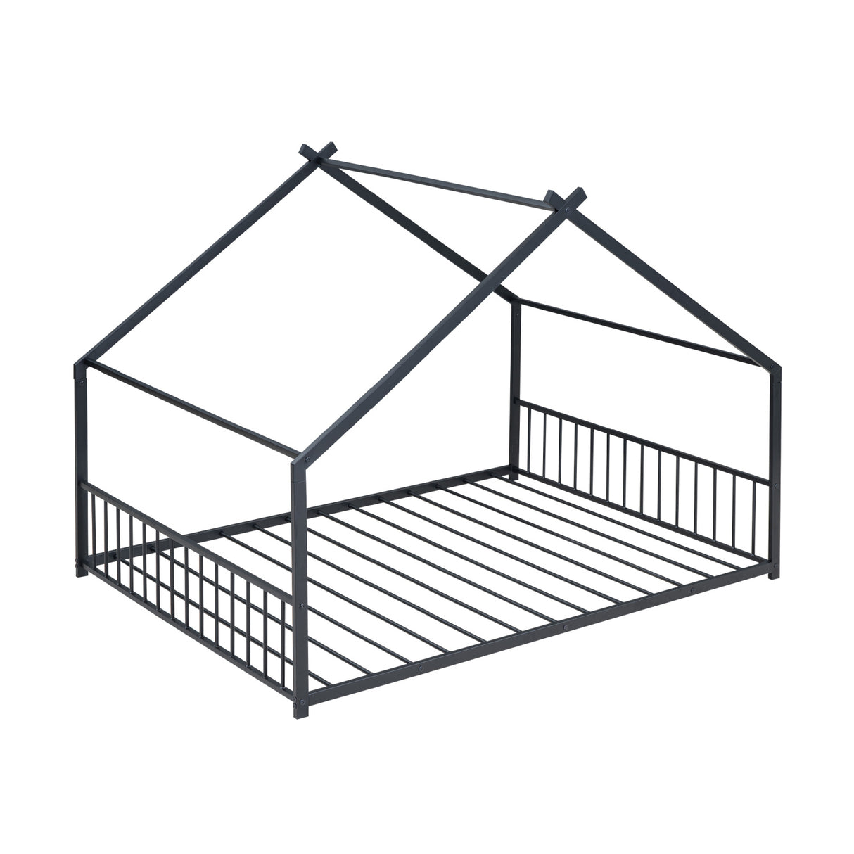 Full Size Metal House Bed | OROA Kids