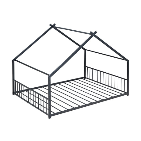 Full Size Metal House Bed | OROA Kids